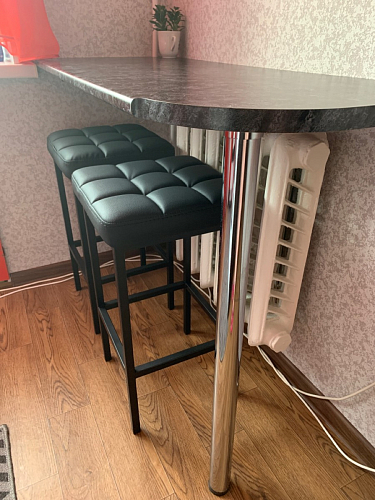 Полубарный стул Лофт мадера 20 / белый матовый фото покупателя 48