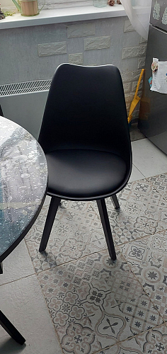 Деревянный стул Bonuss dark gray / black фото покупателя 31