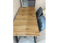 Стол Тринити Лофт 120 32 мм бетон / черный матовый фото покупателя 292