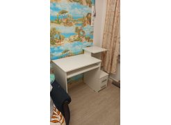 Компьютерный стол Джаз-24 левый белый фото покупателя 52