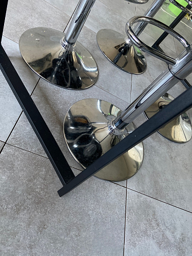 Барная стойка Дилан Лофт 120х40х90 бетон светлый фото покупателя 104