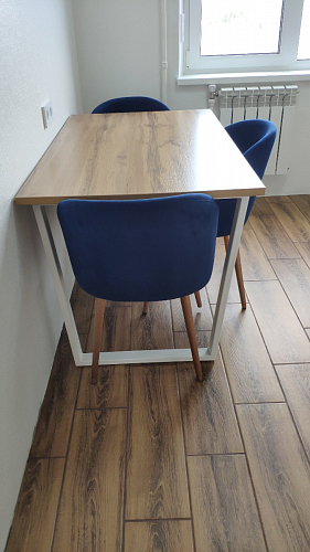 Стол раскладной Лота Лофт 120 25 мм юта / черный матовый фото покупателя 949