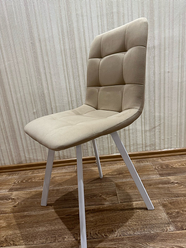 Стул на металлокаркасе Чилли зеленый / белый каркас фото покупателя 131