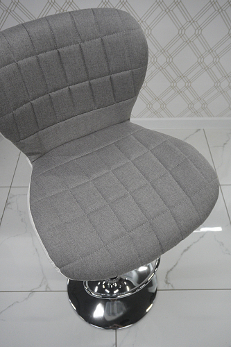 Барный стул Brend серый / белый из шоурума 1