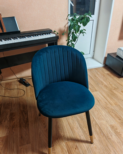 Стул на металлокаркасе Gabi gray / black фото покупателя 589