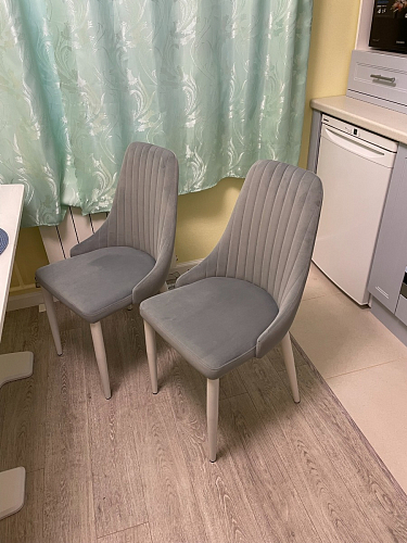 Стул на металлокаркасе Kora beige / black фото покупателя 266