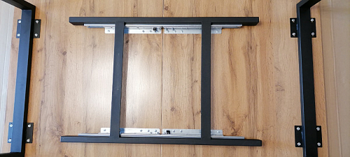 Стол Лота Лофт 140 25 мм черный матовый / дуб вотан фото покупателя 326