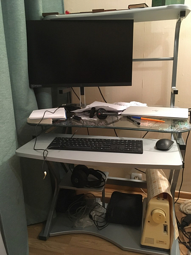 Компьютерный стол Roni black фото покупателя 11