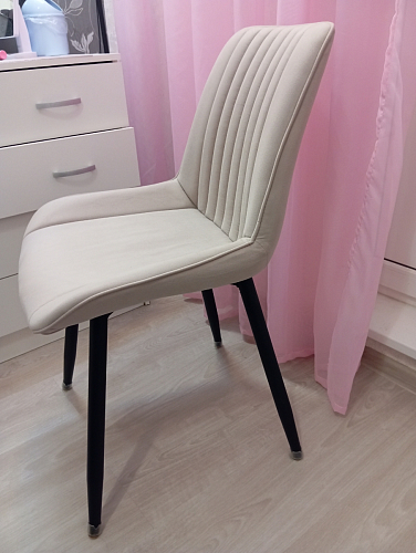 Комплект стульев Вейв 4 шт светло-серый / черный фото покупателя 210