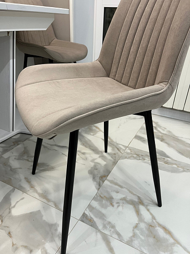 Стул на металлокаркасе Седа К кирпичный / черный фото покупателя 197