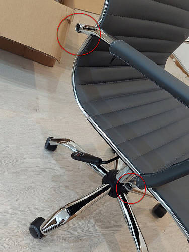 Компьютерное кресло Urban флок черное фото покупателя 15