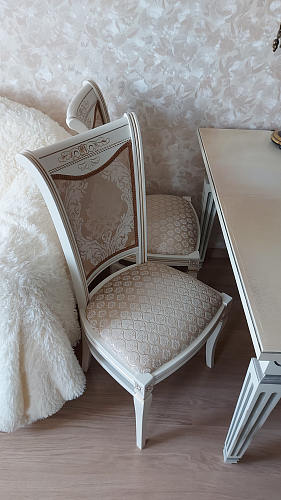 Стул Mariano молочный / патина фото покупателя 5