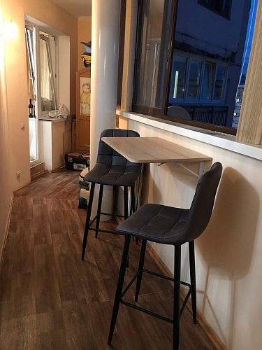 Барный стул Chio black / dark grey фото покупателя 1