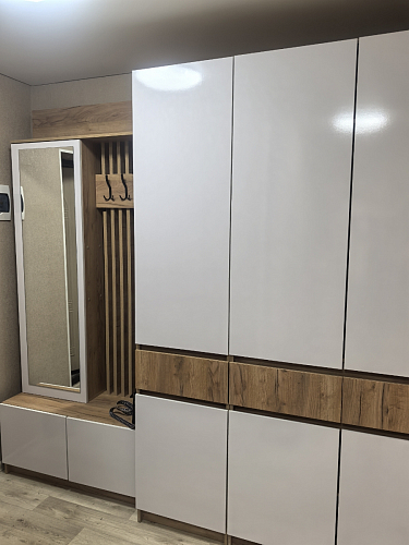 Модульная прихожая Молд комплектация 1 дуб крафт золотой / серый графит фото покупателя 1