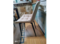 Стул на металлокаркасе Челси белый / латте фото покупателя 259