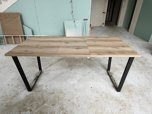 Деревянный стол Лота Лофт 120x75 дуб крафт табачный / черный матовый фото покупателя 298