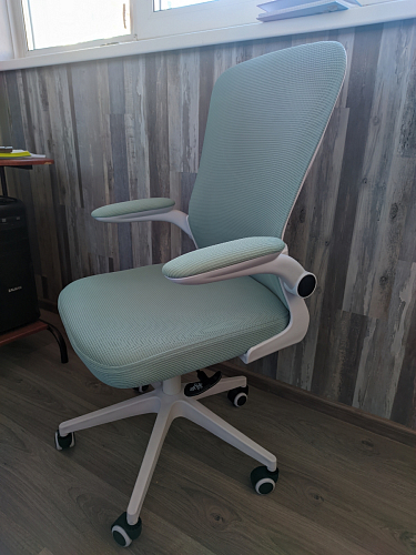 Компьютерное кресло Konfi light gray / blue / white фото покупателя 146