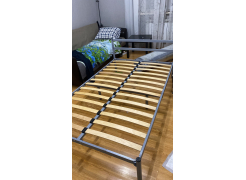 Односпальная кровать Фади 80х200 черная фото покупателя 1337