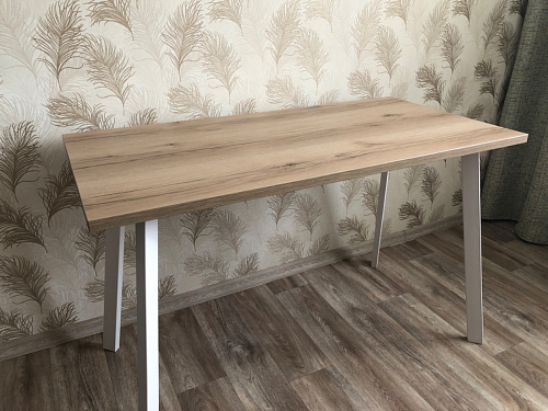 Стол Тринити Лофт 120 25 мм черный матовый / дуб делано темный фото покупателя 217