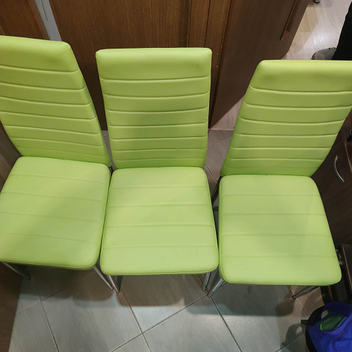 Стул на металлокаркасе DC2-001 green / orange фото покупателя 28