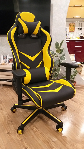 Компьютерное кресло Racer черный / красный / бежевый фото покупателя 20