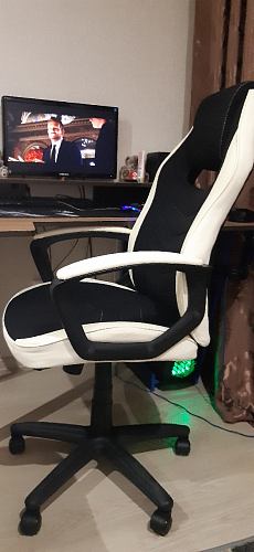 Компьютерное кресло Gamer черное / серое фото покупателя 166