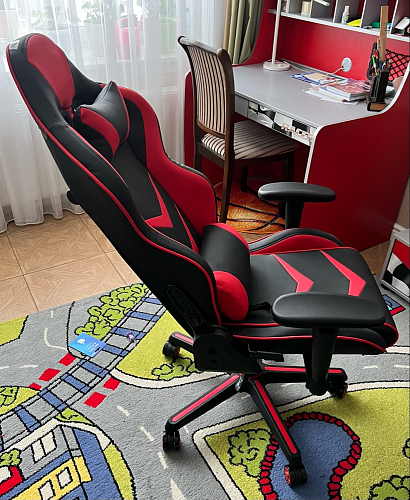 Компьютерное кресло Racer черное / бежевое фото покупателя 85