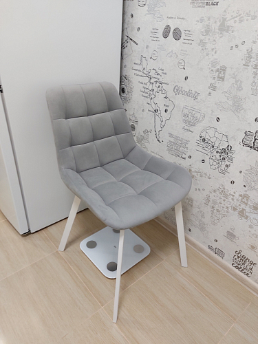 Стул на металлокаркасе Челси К бирюзовый / черный фото покупателя 58