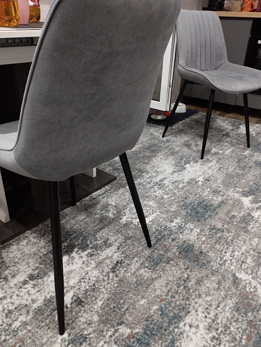 Стул на металлокаркасе Седа К латте / черный фото покупателя 311