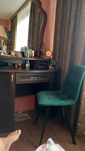 Стул Чилли 2 темно-серый  / черный фото покупателя 718