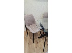 Стул на металлокаркасе Седа К крутящийся светло-серый  / белый фото покупателя 12