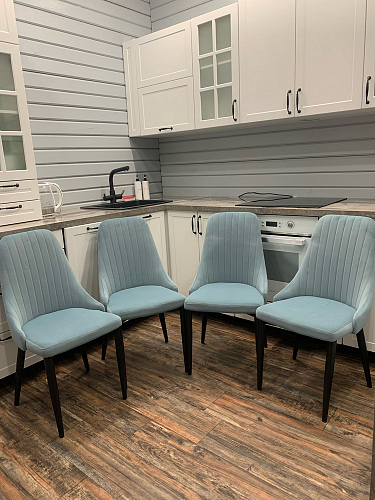 Стул на металлокаркасе Kora white / gray фото покупателя 463