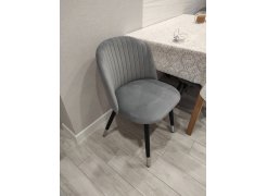 Стул на металлокаркасе Gabi gray / black фото покупателя 154