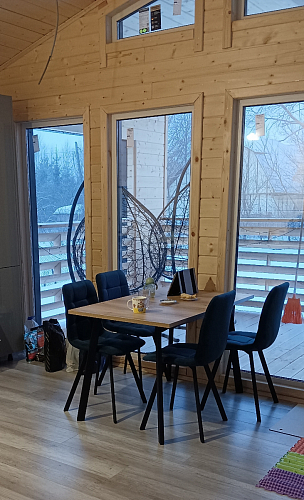 Стул на металлокаркасе Чилли К светло-серый велюр / черный каркас фото покупателя 220