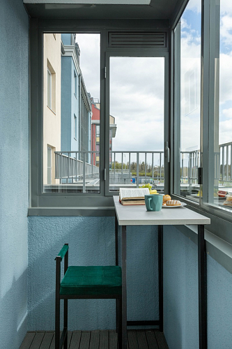 Барная стойка Дилан Лофт 120х50х90 бетон фото покупателя 132