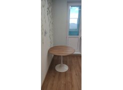 Стол Тулип 90х73 дуб вотан / белый фото покупателя 25