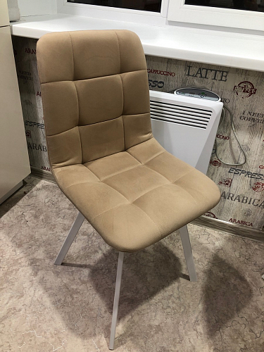 Комплект стульев Чилли 2 шт бежевый / черный фото покупателя 601