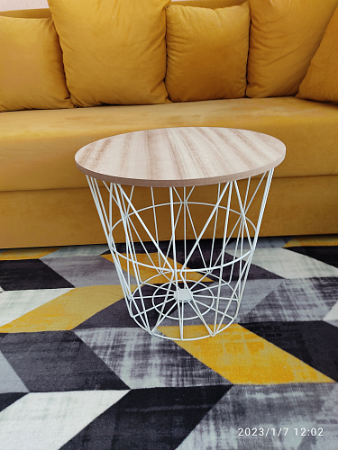 Журнальный столик Mariffa белый / черный фото покупателя 12