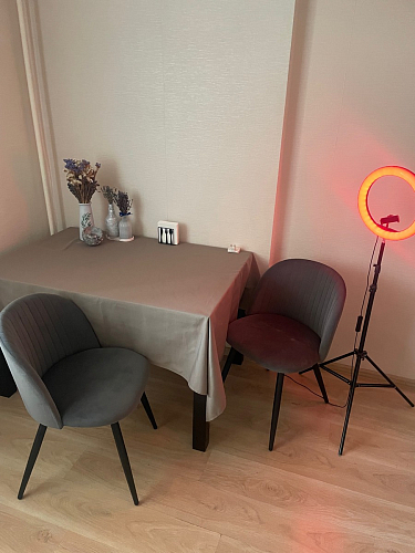 Стул на металлокаркасе Gabi 1 dark gray / black фото покупателя 359