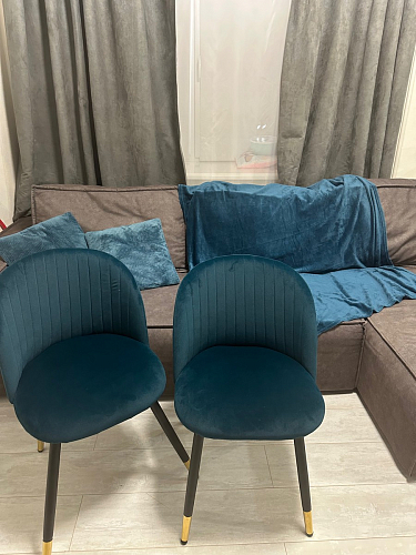 Стул на металлокаркасе Gabi wine red / black фото покупателя 187