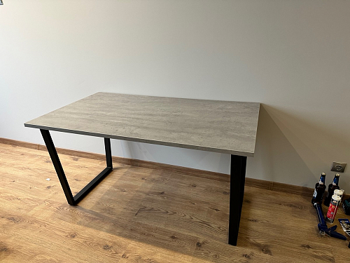 Деревянный стол Лота Лофт 120х75 белый матовый / дуб крафт золотой фото покупателя 212