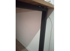 Стол Лота Лофт 120 25 мм дуб делано темный / черный матовый фото покупателя 677