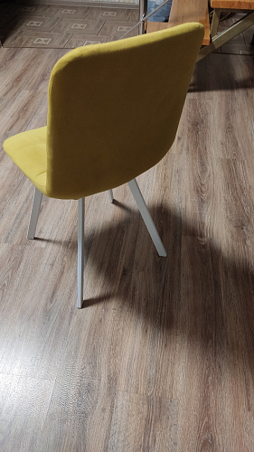 Стул на металлокаркасе Чилли зеленый / белый каркас фото покупателя 203