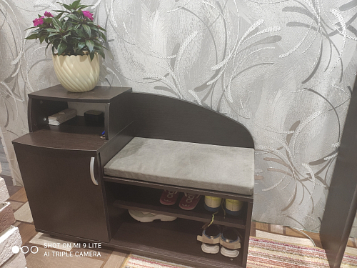 Обувница Аврора дуб млечный / венге фото покупателя 42