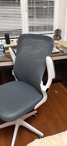 Компьютерное кресло Konfi light gray / white фото покупателя 76