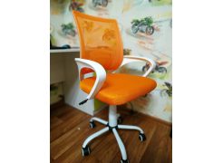 Компьютерное кресло Ergoplus белое / голубое фото покупателя 2