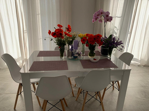 Пластиковый стул Eames PC-015 серо-голубой / дерево фото покупателя 28