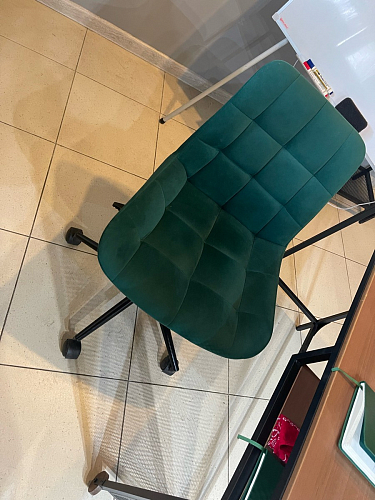 Компьютерное кресло Честер синий (velutto 46 ) / белый фото покупателя 14