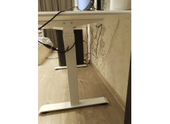 Компьютерный стол Маркос 140х80 светло-серый / черный фото покупателя 18