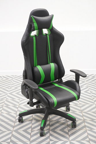 Компьютерное кресло Blok green / black из шоурума 2